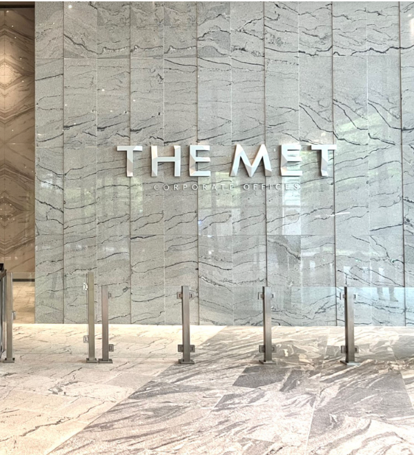 Commercial stone interior project