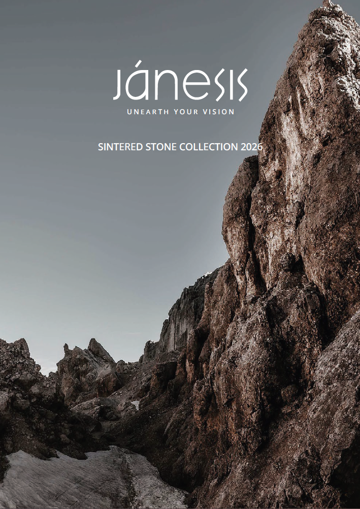 Janesis Sintered Stone catalogue cover