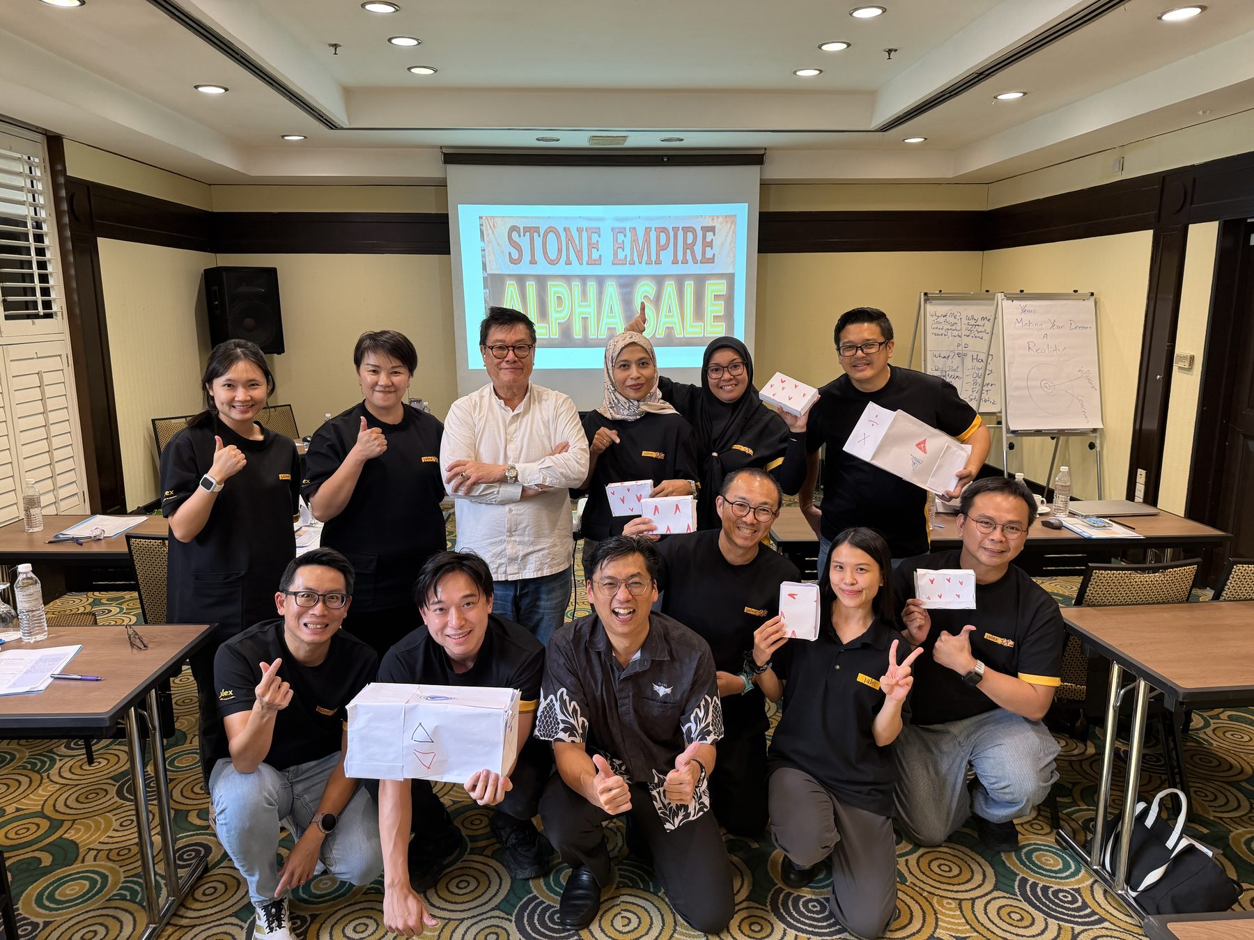 The Stone Empire team at the Alpha Sales Training