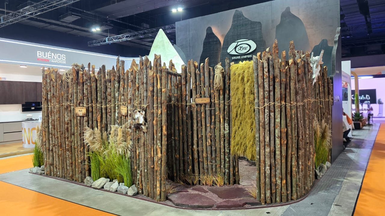 The Stone Empire x Bofi booth at ARCHIDEX 2026, Booth 6D075, Hall 6