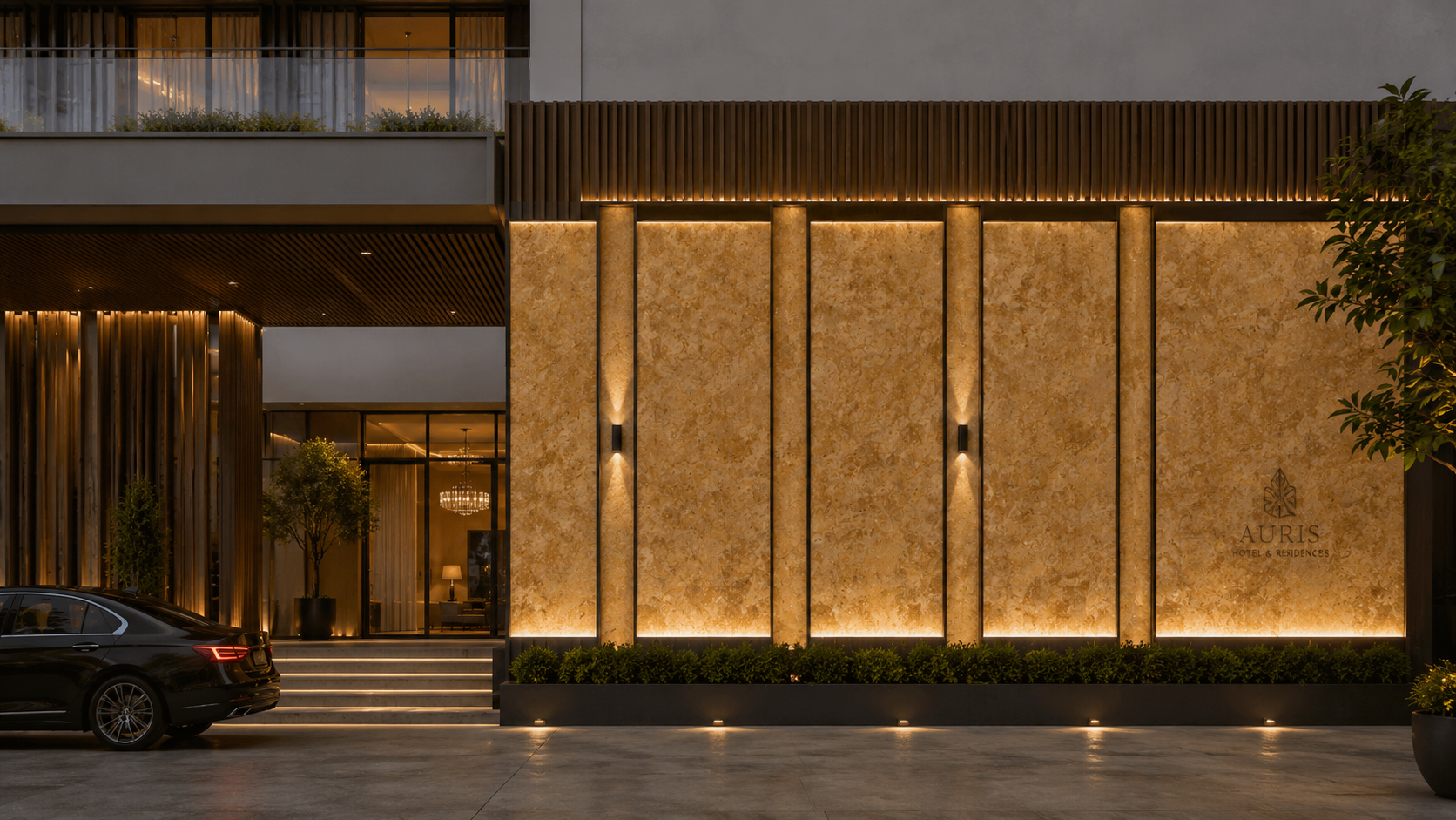 hotel facade